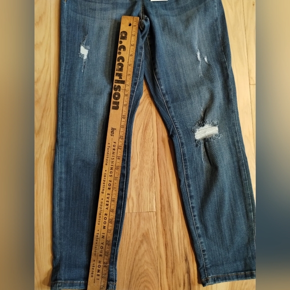 Judy Blue Boy Friend Fit Pull On Jean Leggings Women's Size 3 / 26 NWT - Picture 8 of 9